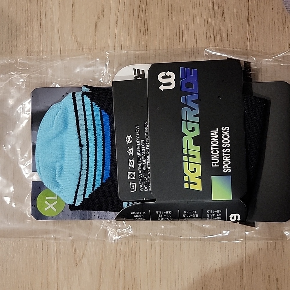 Blue Functional Sports Socks